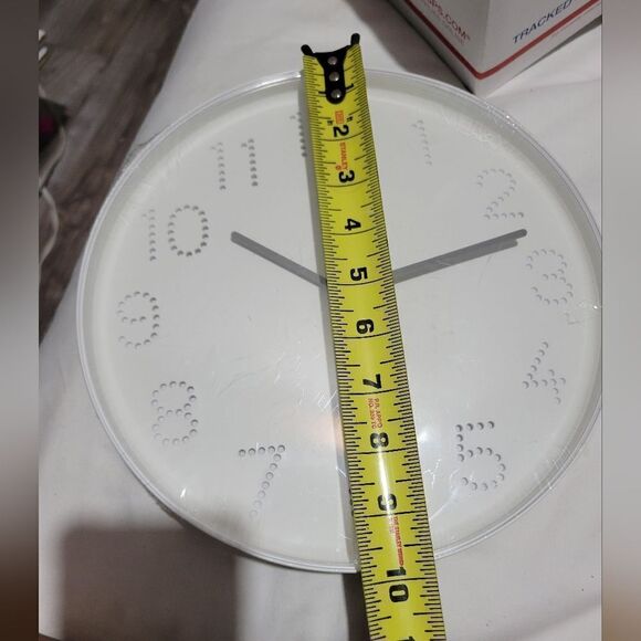 IKEA Clock TROMMA Wall White Analog Neutral NWT - Picture 2 of 7